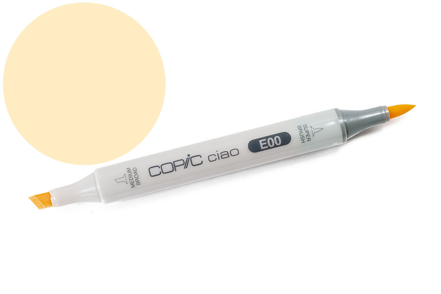 Buskruit cassette Omgekeerde Too Copic Ciao Marker E00 -Cotton Pearl - Smooth Pens